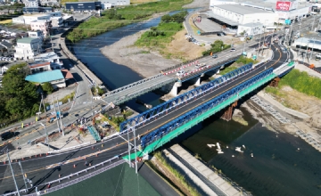 黄瀬川大橋仮橋下部工
